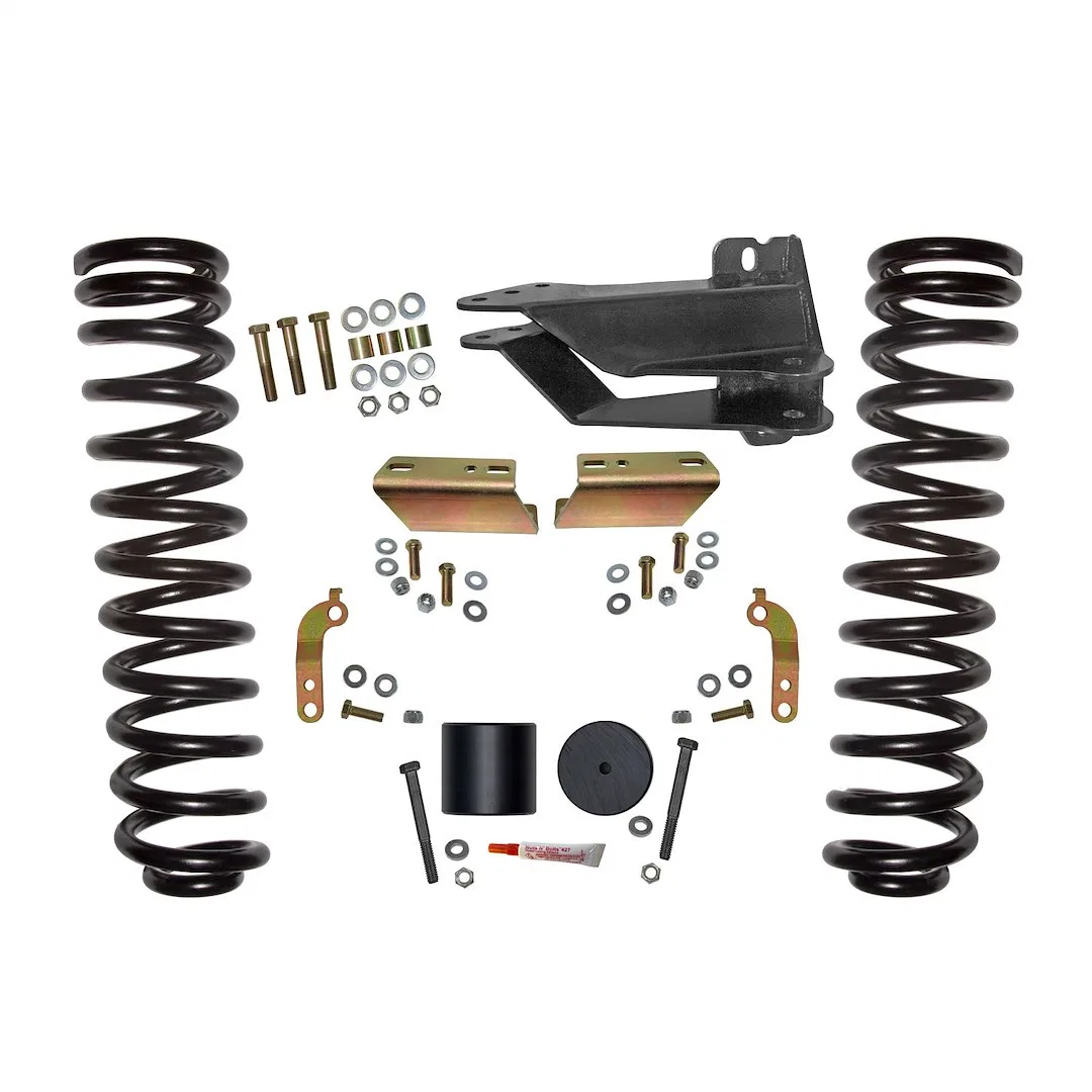 F1725VB – SKYJACKER Leveling Kit Suspension, 2-1/2 Inch Lift Coil Springs With Coil Springs/ Track Bar Bracket/ Stabi...